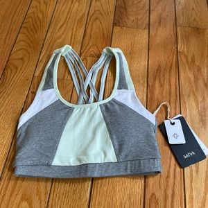 NWT Satva Living Kosha Bra Top XS MINT